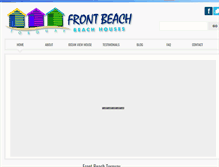 Tablet Screenshot of frontbeachtorquay.com